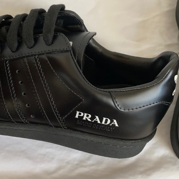 NWOT Adidas x Prada black superstars - Picture 8 of 8